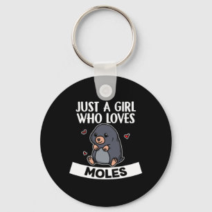 Porte-clés Juste Une Fille Qui Aime Les Moles Costume Mole Mi