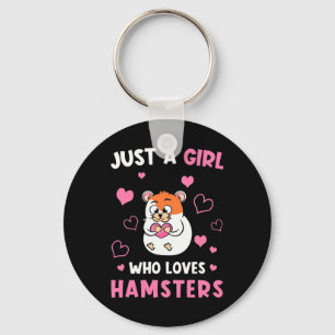 Porte-clés Juste Une Fille Qui Aime Mes Hamsters