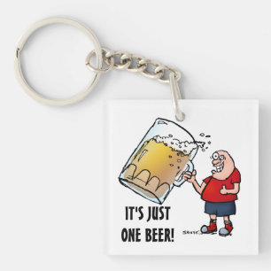 Porte-clés Juste une grande bière Porte - clé amusant