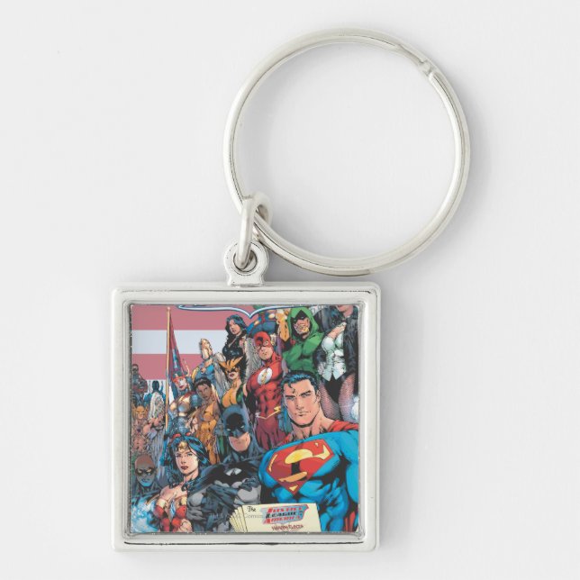 Porte-clés Justice League of America Première question (Devant)