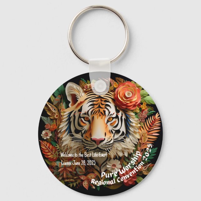 Porte-clés JW 2025 Convention Baptême Keepsaké cadeau (Recto)