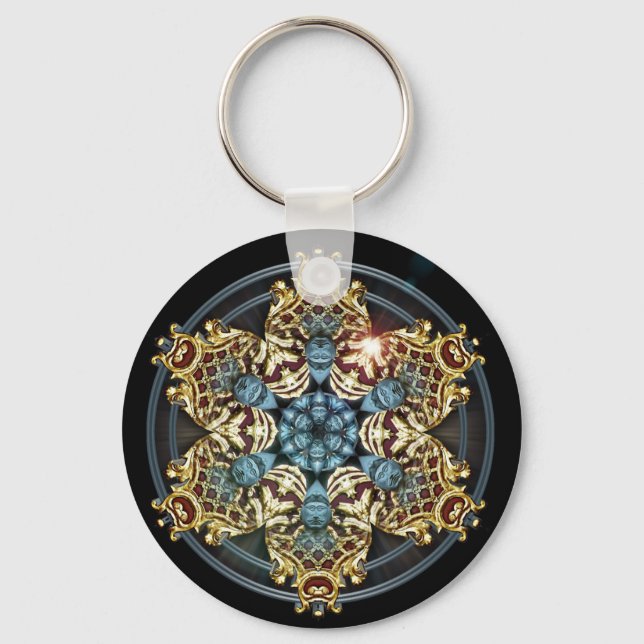 Porte-clés K150 Gold n Blue (Recto)