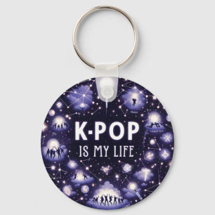 Porte-clés K-pop est ma vie flottant parmi les étoiles