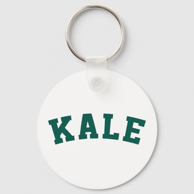 Porte-clés Kale Funny Vegan Style (Recto)