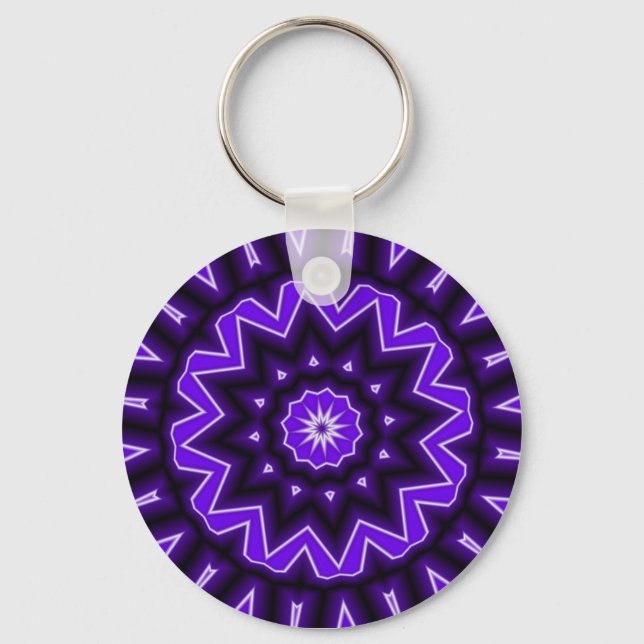 Porte-clés Kaledoscope violet (Recto)