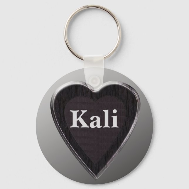 Porte-clés Kali Personalized Heart Keychain par 369MyName (Recto)