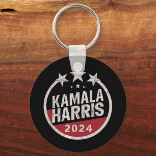 Porte-clés Kamala Harris 2024 Pour Président Élection Rétro