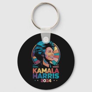 Porte-clés Kamala Harris 2024 Vote Président Élection Kamala 