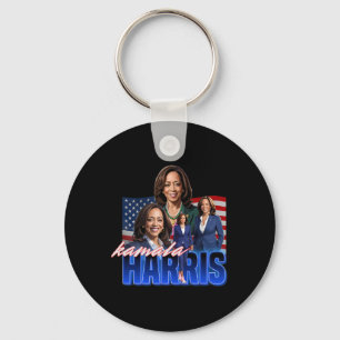 Porte-clés Kamala Harris American Flag Redémarrage