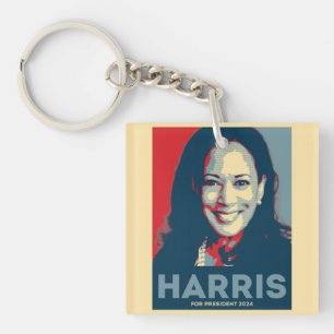 Porte-clés Kamala Harris pour le président 2024 - Hope