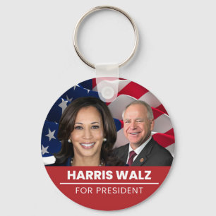 Porte-clés Kamala Harris Tim Walz 2024