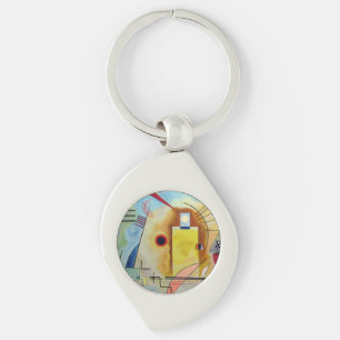 Porte-clés Kandinsky 1925/jaune/rouge/bleu/pixdezines