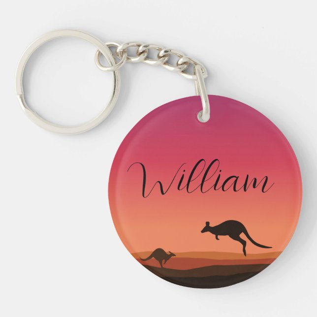 Porte-clés Kangourou Australie (Devant)