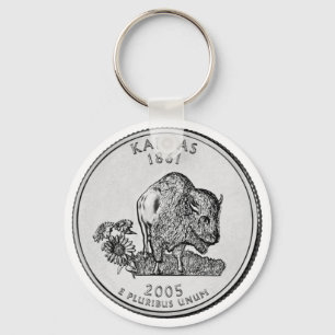 Porte-clés Kansas State Quarter
