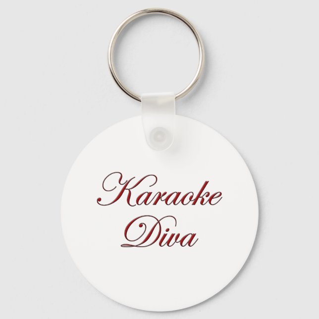 Porte-clés Karaoke Diva (Recto)