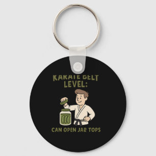 Porte-clés Karate Belt Level peut ouvrir Jar Tops Martial Art