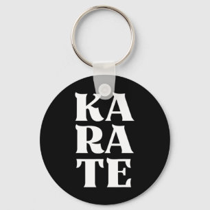 Porte-clés Karate Bold Lettres Japonais Martial Art Karateka