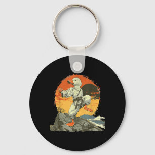 Porte-clés Karate Canard Kickboxing Jiu-Jitsu Sunset MMA