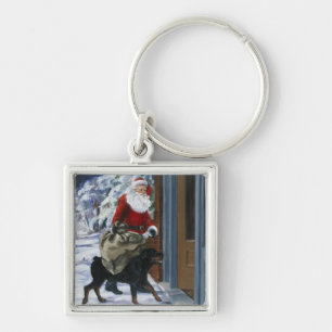Porte-clés Karl aidant le père noël de <Carl's Christmas> b