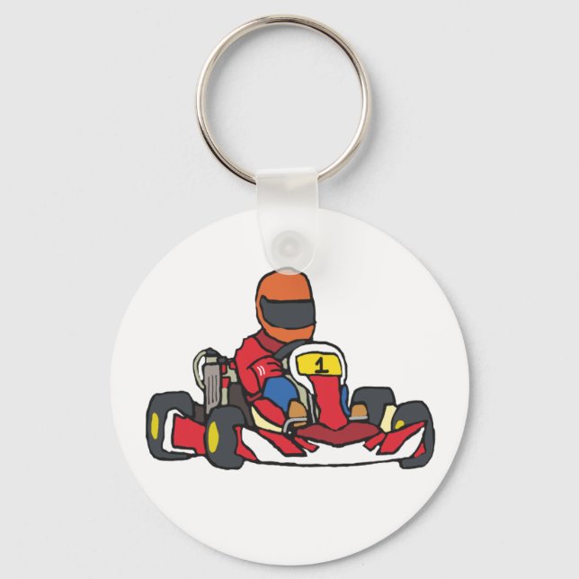 Porte-clés Karting Go-Kart (Recto)