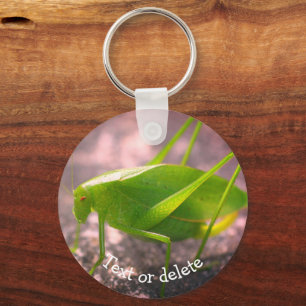 Porte-clés Katydid Grasshopper Nature Personnalisée
