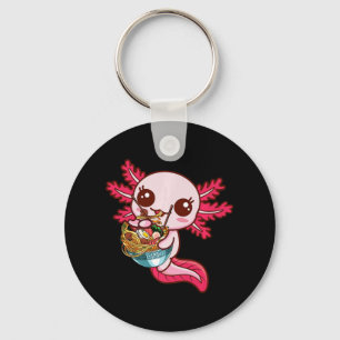 Porte-clés Kawaii Axolotl Mange Ramen Japonais Anime Noodles