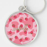 kawaii fraise vache personnalisée