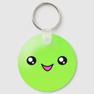 Porte-clés Kawaii Sugar Dots Lime Happy Face Porte - clé