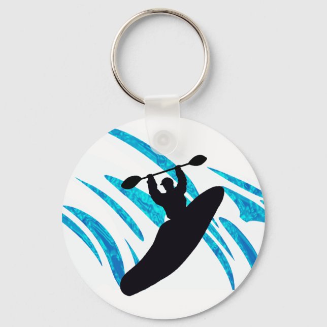 Porte-clés Kayak Kayaker Kayak (Recto)