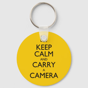 Porte-clés Keep Calm and Carry a Camera