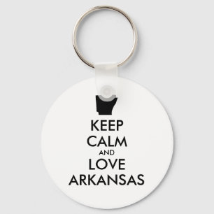 Porte-clés KEEP CALM et LOVE ARKANSAS