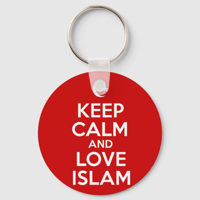 Porte-clés Keep Calm Islamic (Recto)