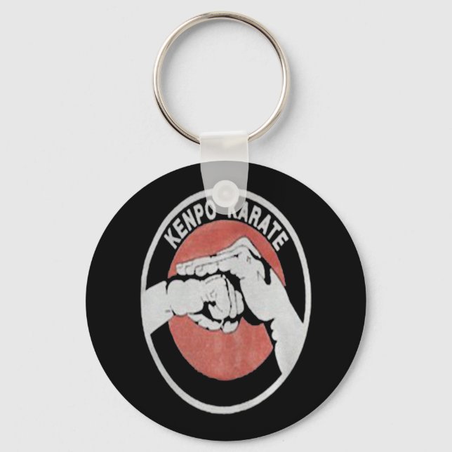 Porte-clés Kenpo Karate Arts martiaux Cadeau personnalisé (Recto)
