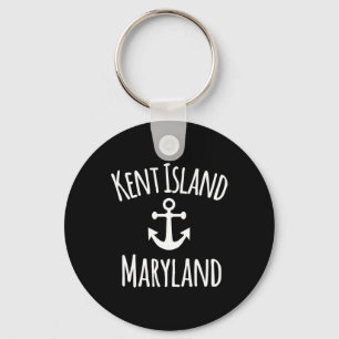 Porte-clés Kent Island Maryland nautique côtier bateau voile