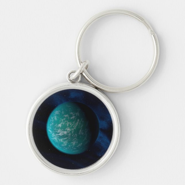 Porte-clés Kepler 22b, Une planète extra-solaire. (Devant)