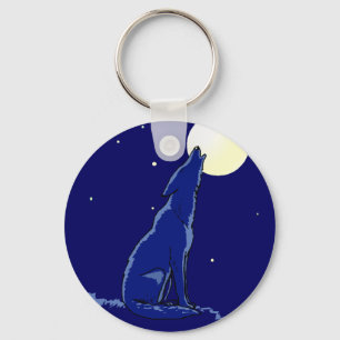 Porte-clés KEYCHAIN Coyote Howling Full Moon Madness Coyotes