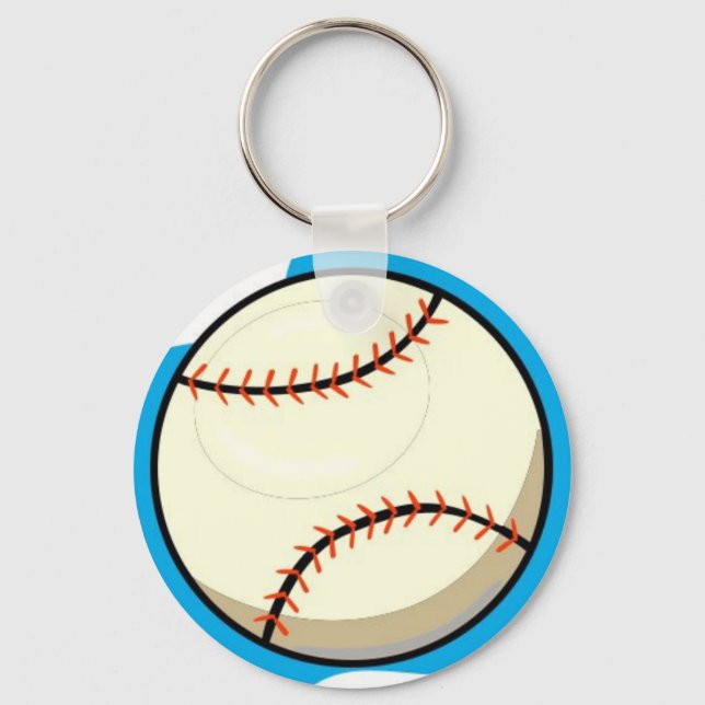 Porte-clés keychain de baseball (Recto)