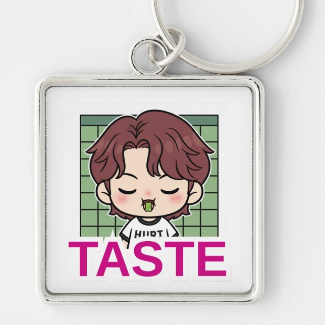Porte-clés Keychain Haechan TASTE Theme (Devant)