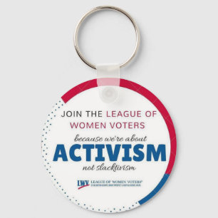Porte-clés Keychairn de Slactivism d'activisme de LWVAH pas