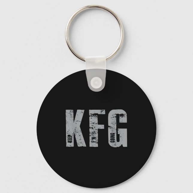 Porte-clés Kfg Keep F'n Going Military Style  (Recto)