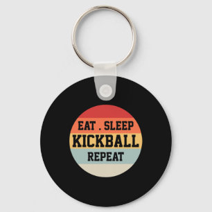 Porte-clés Kickball Player Retro Funny Cadeau