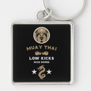 Porte-clés Kickboxer Muay Thai Sport