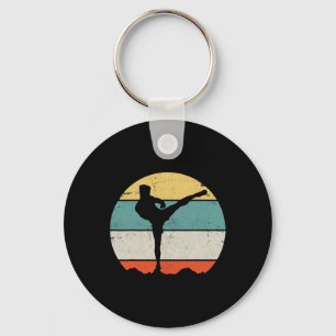 Porte-clés Kickboxing Kickboxer Vintage 