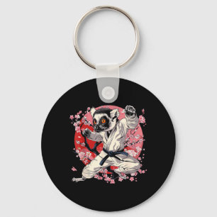 Porte-clés Kickboxing Lémurien Arts Martiaux Karaté Jiu-Jitsu