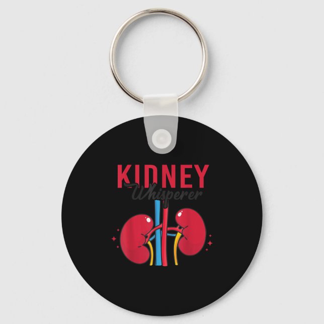 Porte-clés Kidney Whisperer Funny Dialysis Technician Nephrol (Recto)