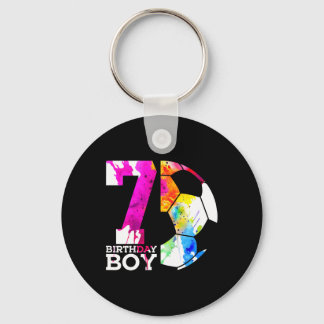 Porte-clés Kids 7 Birthday Boy Soccer 7th Birthday 