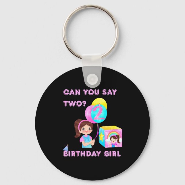 Porte-clés Kids Happy Birthday  (Recto)