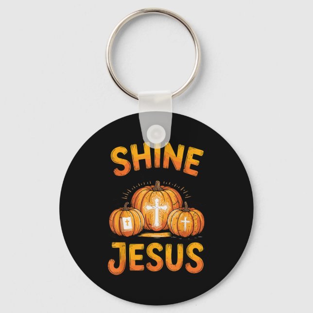 Porte-clés Kids Shine With The Light Of Jesus Funny Christian (Recto)