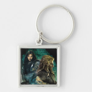 Porte-clés Kili et Fili au-dessus d'Erebor