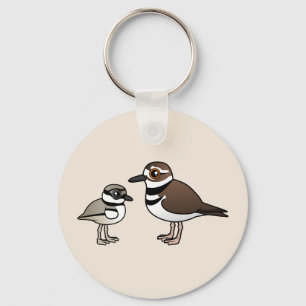 Porte-clés Killdeer et poussin